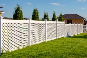 clôture de jardin en PVC Ath